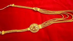 Kaliyani Jwellers Gold Plated Long Necklace