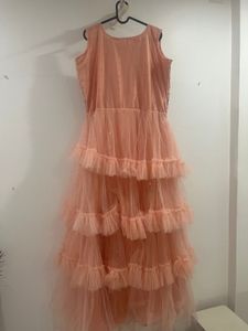 Mirror Work Party Wear Heavy multi FlairedGown