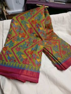 Used Floral Print Joint Brosso Saree