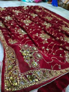 Aari Tari Zari Full Work Saree Very Beautiful ❤️