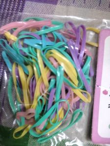 Plastic Rubber Bands Pkt