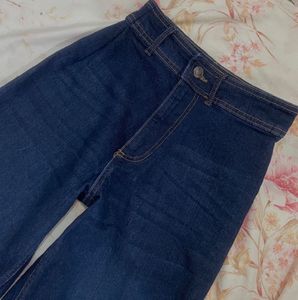 Wide Leg Dark Wash Jeans