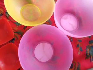 Plastic Bowl And Pasty Box