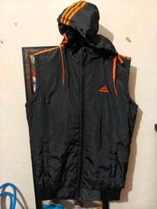 Adidas Black &amp; Orange Hoodie