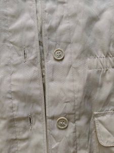 Beige Colour Long Waterproof Coat