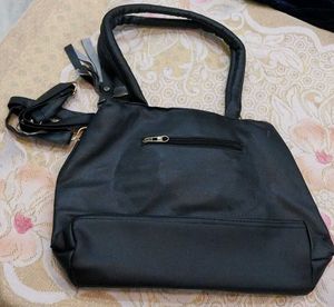 Elegant Floral Embroidered Handbag