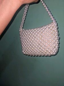 Pearl Beaded Clutch