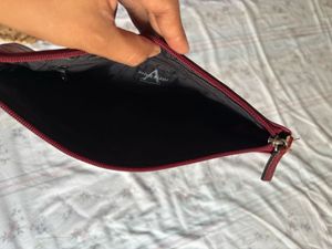 Red Leather Pouch
