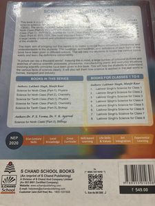 Science for Tenth Class Chemistry