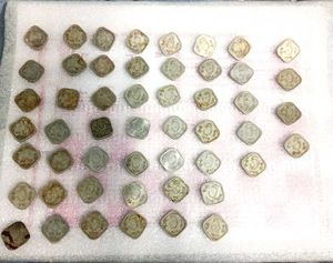 Vintage Indian Coins Collection (50 pieces, variou