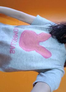 Bunny Cardigan Top
