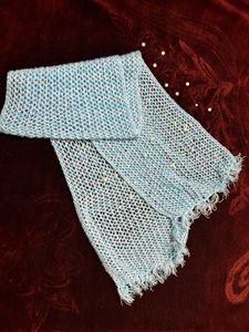 Sky Blue Woolen scarf