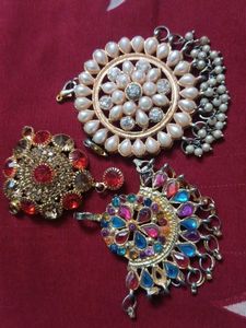 Set of 3 Indian pendants