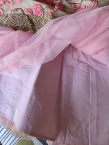 Pink Floral Lehenga Set