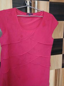 Ruffle Top Pink Rose