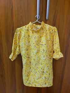 Floral Print Blouse Top