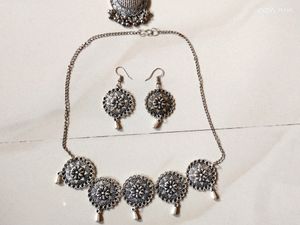 Beautiful 🤩 Silver Jewellery Set 🤍🤍🤍😍