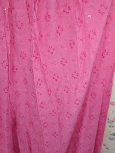 Beautiful Pink Chikankari Embroidery Palazzo