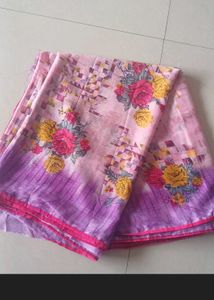 Floral Print Saree