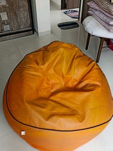 selling bean bag orange color