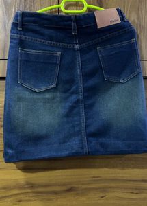 Denim Mini Skirt