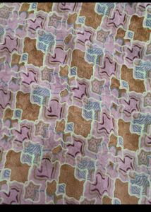 Printed saree with blouse