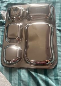 5 Compartments Steel Plate