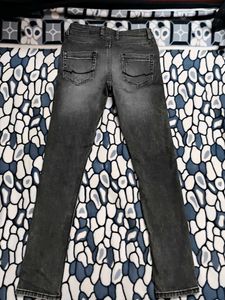 Stylish Gray Denim Jeans