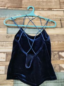 Velvet Blue Top