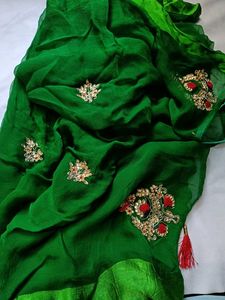 Green Saree
