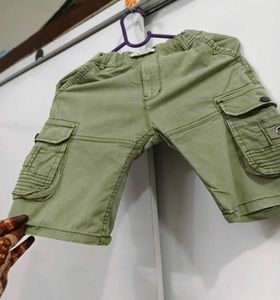 Cotton Denim Shorts For Kids