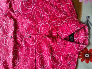 Stylish Pink Patterned Shirt