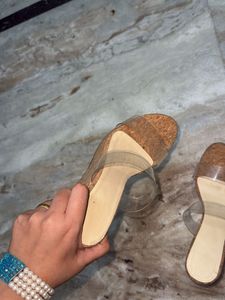 Clear Strap Heels
