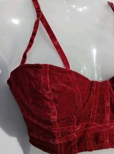 RED SEXY CORSET TOP FOR WOMEN