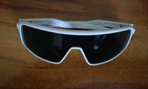 White Frame Sport Sunglasses