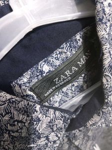 Zara Floral Print Shirt L Size