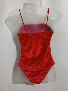 RED VELVET BODYSUIT