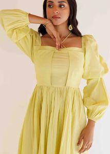 RAGAVI Yellow Maxi Dress