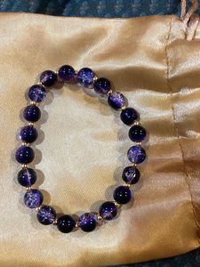 Purple Beaded Bracelet