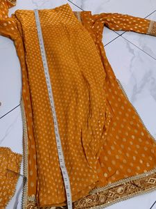 A Beautiful Golden Colour Dress ✨