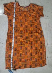 Orange Colour Kurta