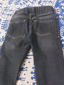 Charcoal Black Slim Fit Jeans| 3-4 Years Old
