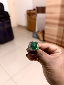 Imitation Emerald Ring For Sale