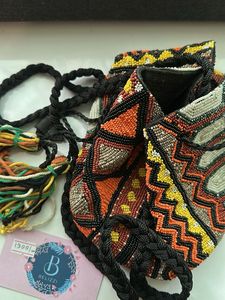 Unique Beaded Crossbody Bag