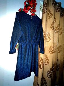 ✨Midnight Sparkly Long Sleeve Dress