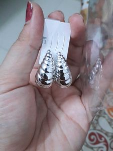 Silver Drop Earrings