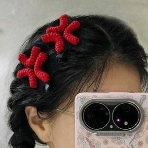 Handmade Crochet Angry Hair Clip