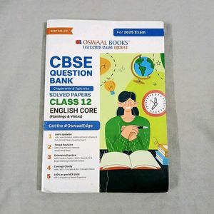 OSWAAL CBSE QUESTION BANK CLASS 12 - ENGLISH CORE