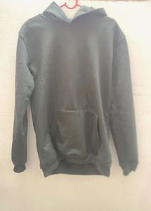 Stylish Hoodie green colour size:-M