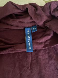 Turtle Neck Solid Top